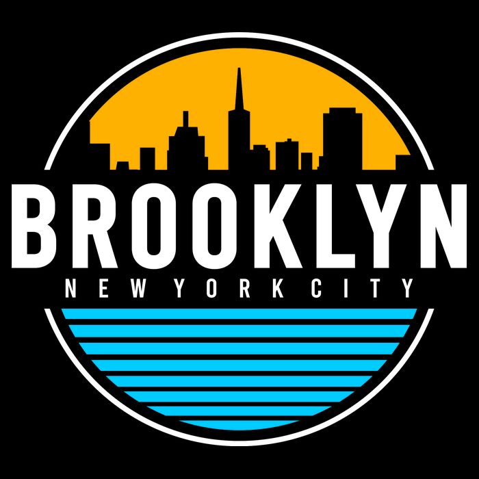 Retro Brooklyn New York City Skyline Impact Tech Backpack