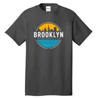 Retro Brooklyn New York City Skyline Tall T-Shirt