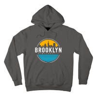 Retro Brooklyn New York City Skyline Tall Hoodie