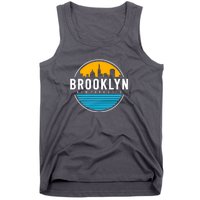 Retro Brooklyn New York City Skyline Tank Top