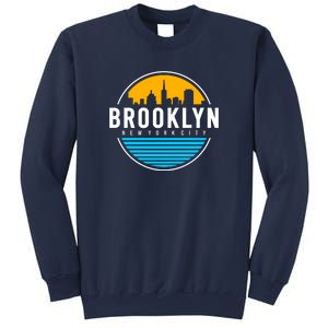 Retro Brooklyn New York City Skyline Sweatshirt