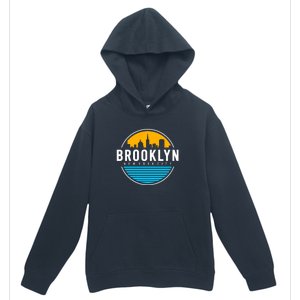 Retro Brooklyn New York City Skyline Urban Pullover Hoodie