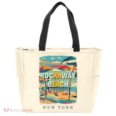 Rockaway Beach New York Queens Ny Surfing Zip Tote Bag
