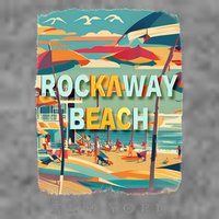 Rockaway Beach New York Queens Ny Surfing 7-Panel Snapback Hat