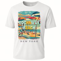 Rockaway Beach New York Queens Ny Surfing Cooling Performance Crew T-Shirt