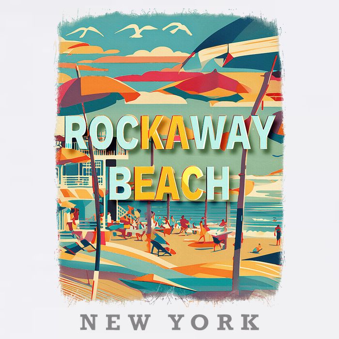 Rockaway Beach New York Queens Ny Surfing Cooling Performance Crew T-Shirt