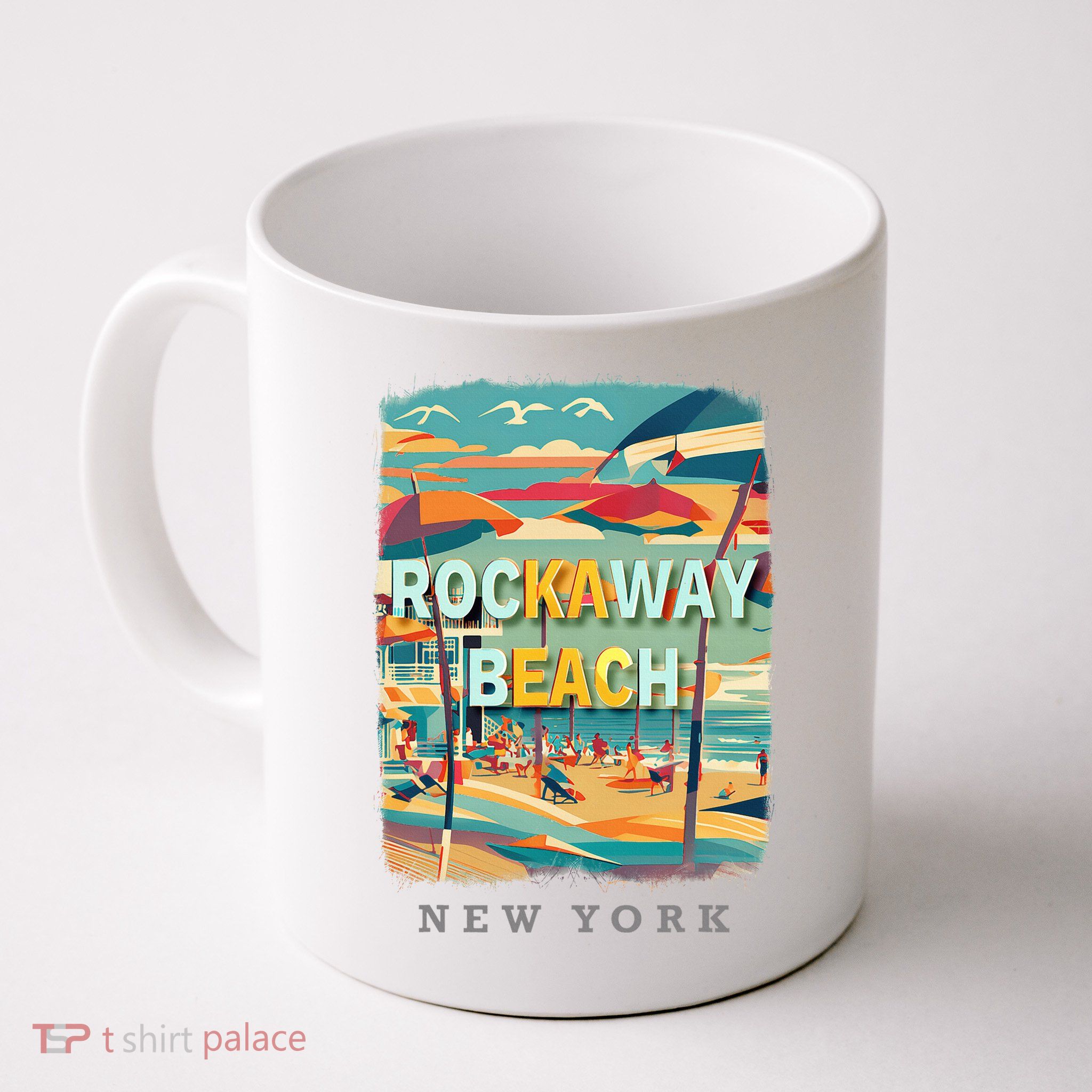 Rockaway Beach New York Queens Ny Surfing Mug
