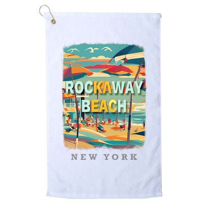 Rockaway Beach New York Queens Ny Surfing Golf Towel