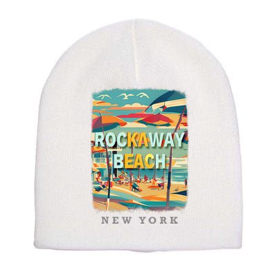 Rockaway Beach New York Queens Ny Surfing Short Acrylic Beanie