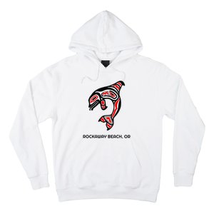 Rockaway Beach Oregon Native American Orca Killer Whale Hoodie