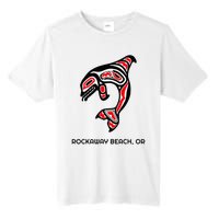 Rockaway Beach Oregon Native American Orca Killer Whale Tall Fusion ChromaSoft Performance T-Shirt