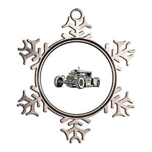 Rust Bucket Outline Rat Rod Hot Rod Diesel Meaningful Gift Metallic Star Ornament