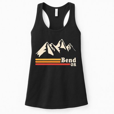 Retro Bend Oregon Mountains Womens Tank Top