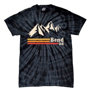 Retro Bend Oregon Mountains Tie-Dye T-Shirt