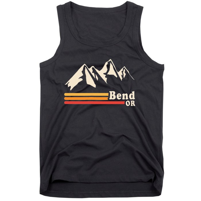 Retro Bend Oregon Mountains Tank Top