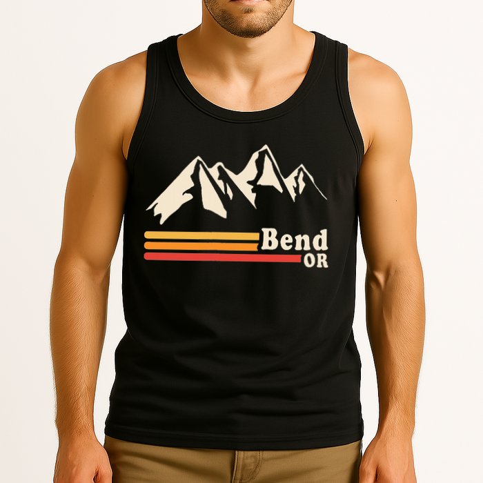 Retro Bend Oregon Mountains Tank Top