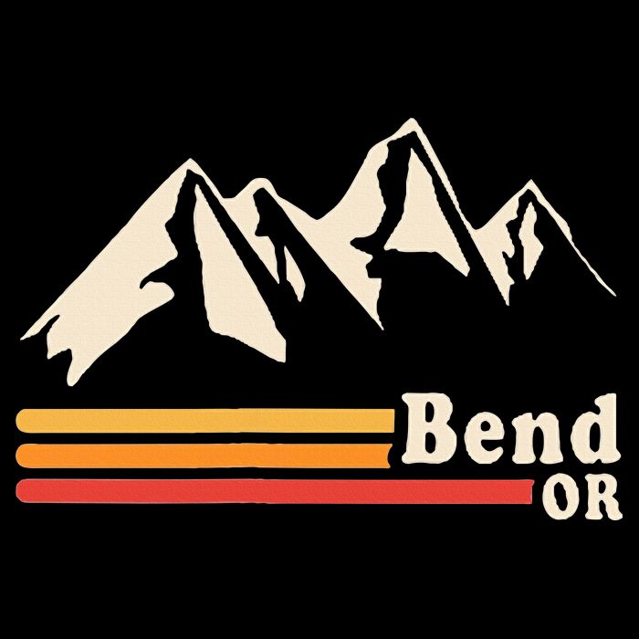 Retro Bend Oregon Mountains Tank Top