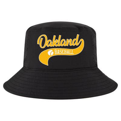 Retro Baseball Oakland Vintage Swoosh Cool Comfort Performance Bucket Hat
