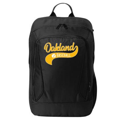 Retro Baseball Oakland Vintage Swoosh City Backpack