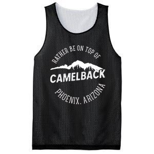 Rather Be On Top Of Camelback Mountain Phoenix Arizon Mesh Reversible Basketball Jersey Tank