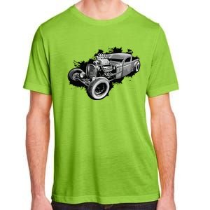 Rust Bucket Outline Funny Hot Retro Rod Diesel Cars Gift Men Adult ChromaSoft Performance T-Shirt