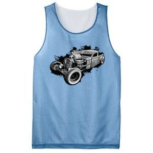 Rust Bucket Outline Funny Hot Retro Rod Diesel Cars Gift Men Mesh Reversible Basketball Jersey Tank