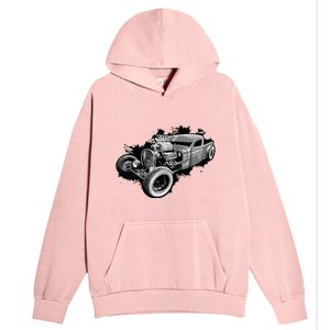 Rust Bucket Outline Funny Hot Retro Rod Diesel Cars Gift Men Urban Pullover Hoodie