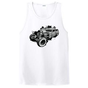 Rust Bucket Outline Funny Hot Retro Rod Diesel Cars Gift Men PosiCharge Competitor Tank