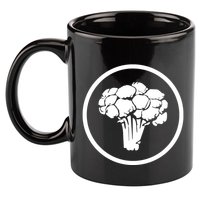 Rawayana Broccoli Ocean 11oz C Handle Ceramic Mug