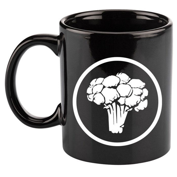 Rawayana Broccoli Ocean 11oz C Handle Ceramic Mug