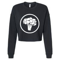 Rawayana Broccoli Ocean Cropped Pullover Crew