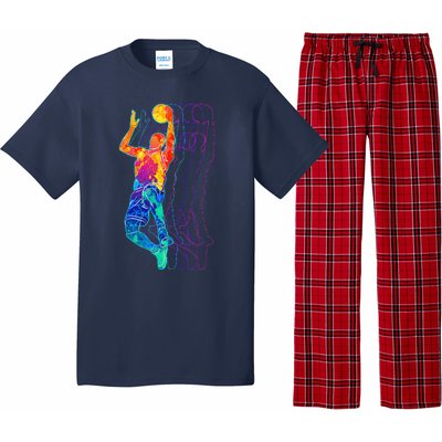 Retro Basketball Player Gift Pajama Set