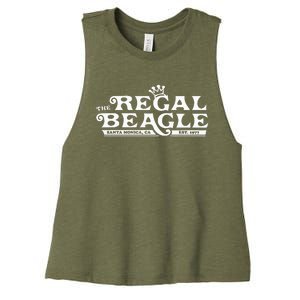 Regal Beagle Pub ThreeS Company Women's Racerback Cropped Tank