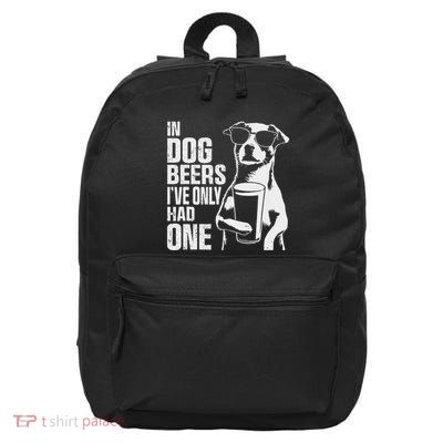 Retro Beer Pun Bar Pub Crawl Party Funny Beer 16 in Basic Backpack