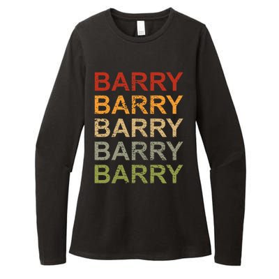 Retro Barry Personalized Barry Name Boy Man Barry Womens CVC Long Sleeve Shirt