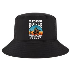 Riding Bulls Punching Fools Cowboy Rodeo & Ranch Lovers Cool Comfort Performance Bucket Hat