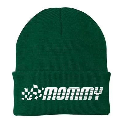 Racing Birthday Party Mommy Knit Cap Winter Beanie