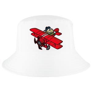 Red Baron Plane Biplane Pilot Airplane Cool Comfort Performance Bucket Hat