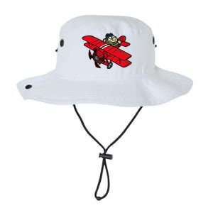 Red Baron Plane Biplane Pilot Airplane Legacy Cool Fit Booney Bucket Hat