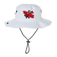 Red Baron Plane Biplane Pilot Airplane Bucket Hat