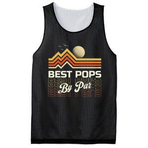 Retro Best Pops By Far Golf Sunset Grandpa Mesh Reversible Basketball Jersey Tank