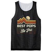 Retro Best Pops By Far Golf Sunset Grandpa Mesh Reversible Basketball Jersey Tank