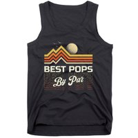 Retro Best Pops By Far Golf Sunset Grandpa Tank Top