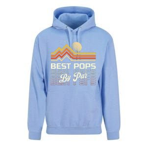 Retro Best Pops By Far Golf Sunset Grandpa Unisex Surf Hoodie