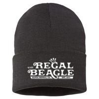 Regal Beagle Pub ThreeS Company Retro Tv Show Sustainable Knit Beanie