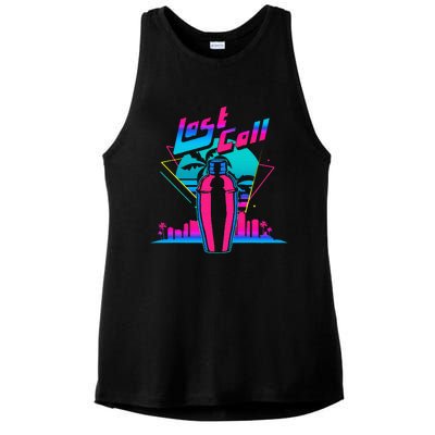 Retro Bar & Pub Owner Saying Mixologist Bartender Ladies PosiCharge Tri-Blend Wicking Tank