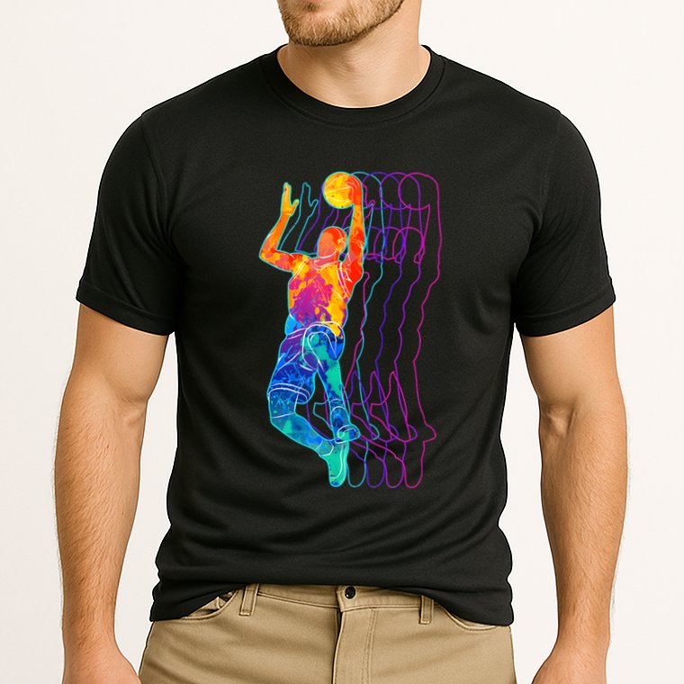 Retro Basketball Player Gift Cooling Performance Crew T-Shirt