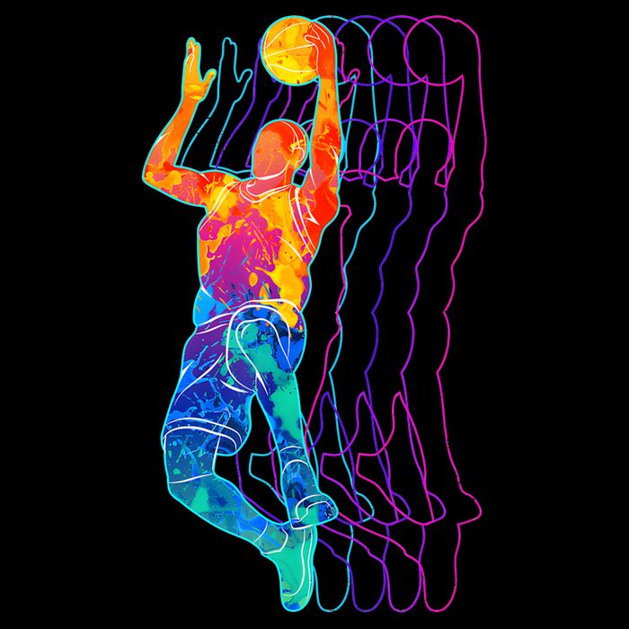 Retro Basketball Player Gift Cooling Performance Crew T-Shirt