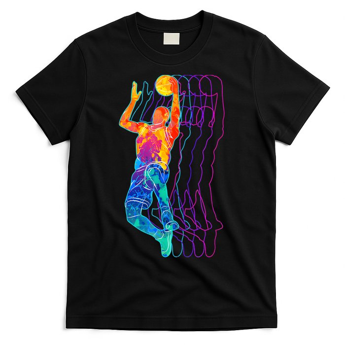 Retro Basketball Player Gift T-Shirt