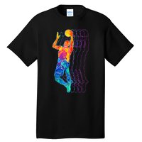 Retro Basketball Player Gift Tall T-Shirt